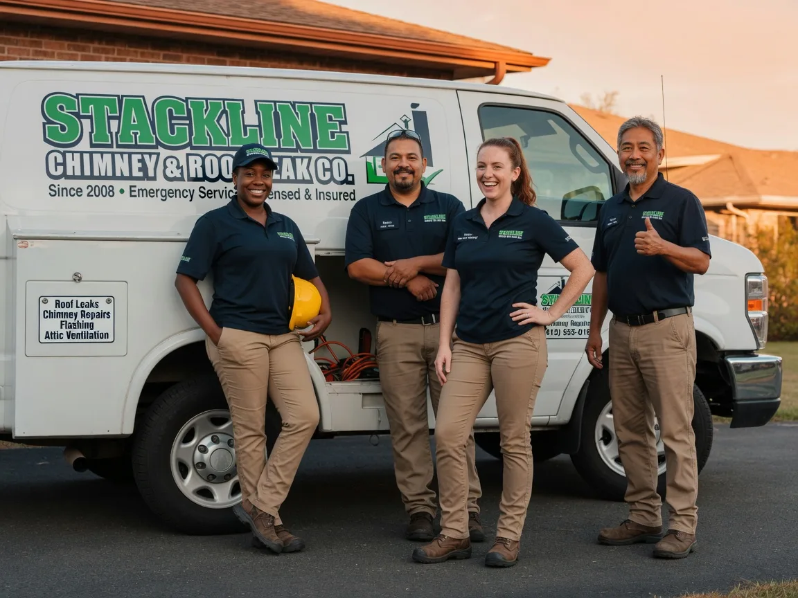 Chimney flashing repair company in Warrens, WI